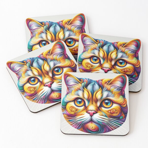 Item preview, Purr-fect Elegance: British Shorthair Art Odyssey designed and sold by BastKittyStore.