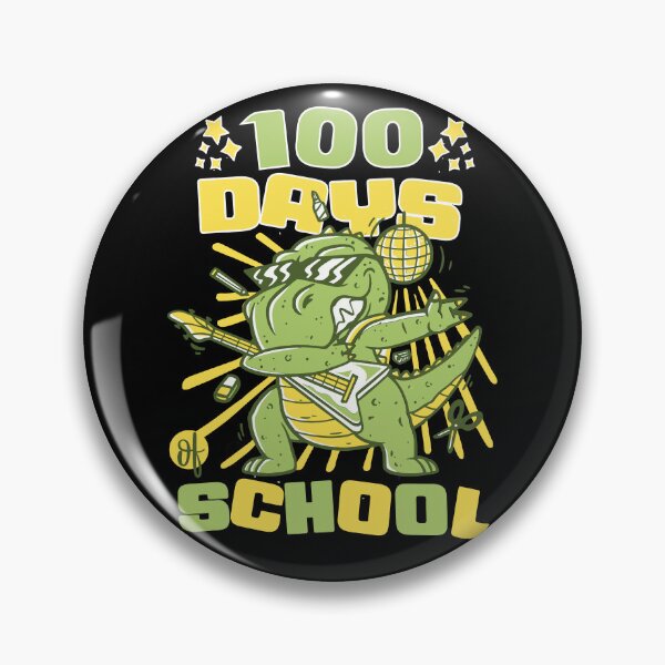 Item preview, 100 Days of school featuring a Rocking T-rex dino #1 designed and sold by XYDstore.