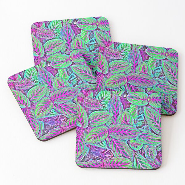 Item preview, Neon Leaves Art Stylish Elegance designed and sold by Health And Fitness Posts e-Store.