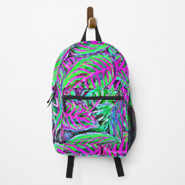 Item preview, Neon Leaves Art Stylish Elegance designed and sold by Health And Fitness Posts e-Store.