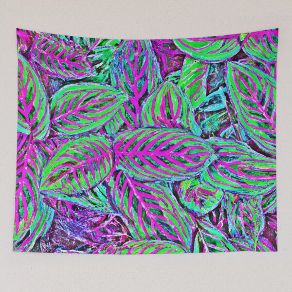 Item preview, Neon Leaves Art Stylish Elegance designed and sold by Health And Fitness Posts e-Store.