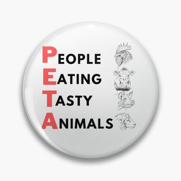 Item preview, PETA: People Eating Tasty Animals designed and sold by Skillfulmission.