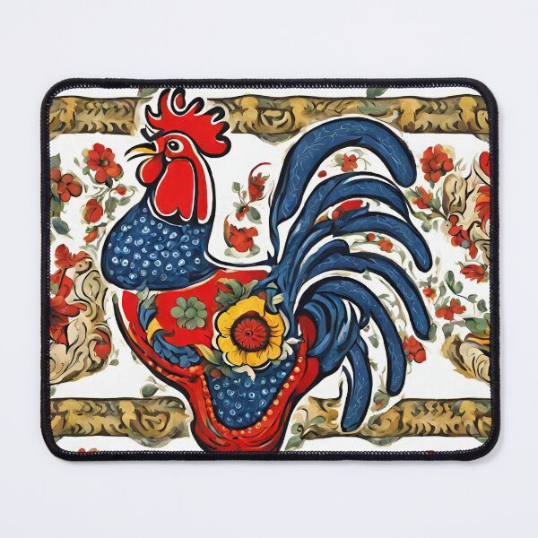 Item preview, Galo de Barcelos Rooster Tea Towel Portugal Design designed and sold by Kayley | QuintaDaColherArtes.