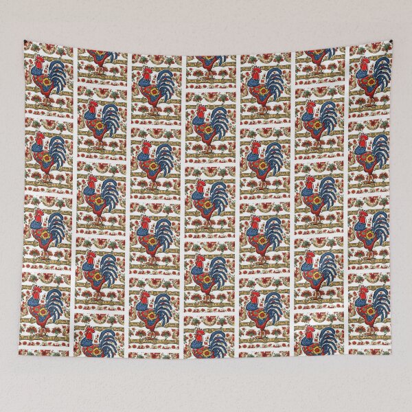 Item preview, Galo de Barcelos Rooster Tea Towel Portugal Design designed and sold by Kayley  |  QuintaDaColherArtes.