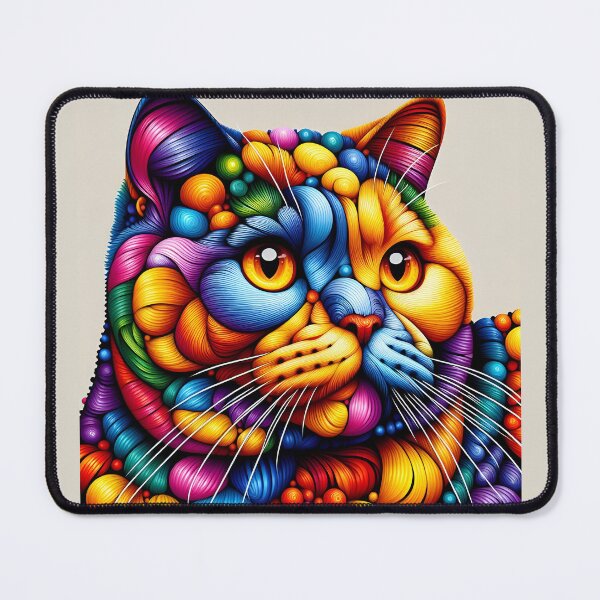 Item preview, Cat's Elegance Unveiled: British Shorthair Artistry designed and sold by BastKittyStore.