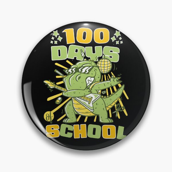 Item preview, 100 Days of school featuring a Rocking T-rex dino #3 designed and sold by XYDstore.