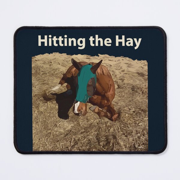 Item preview, Hitting the Hay - Funny Horse designed and sold by Lakeric Cityscapes.