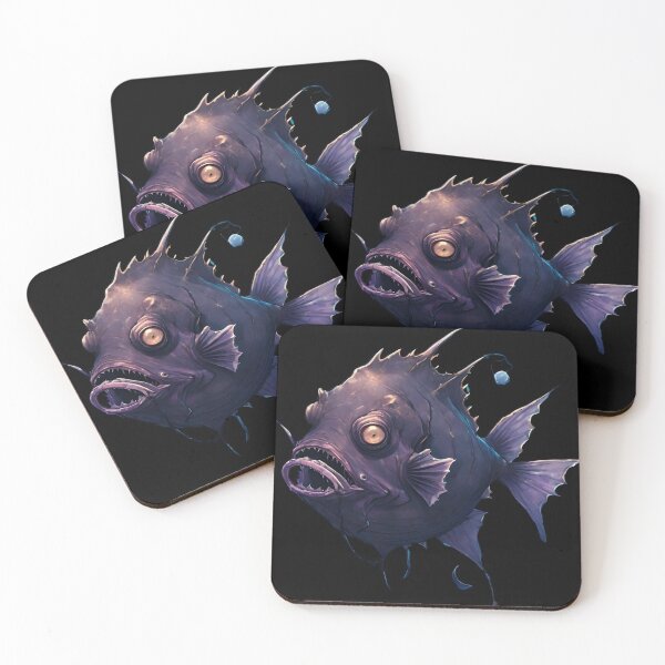 Item preview, Enchanting Anglerfish Deep Sea Glow Art designed and sold by ChicTrendz.