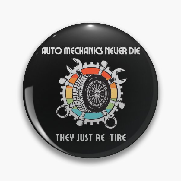 Item preview, Auto Mechanics Never Die Funny Graphic Design designed and sold by CoolUniqueNovel.