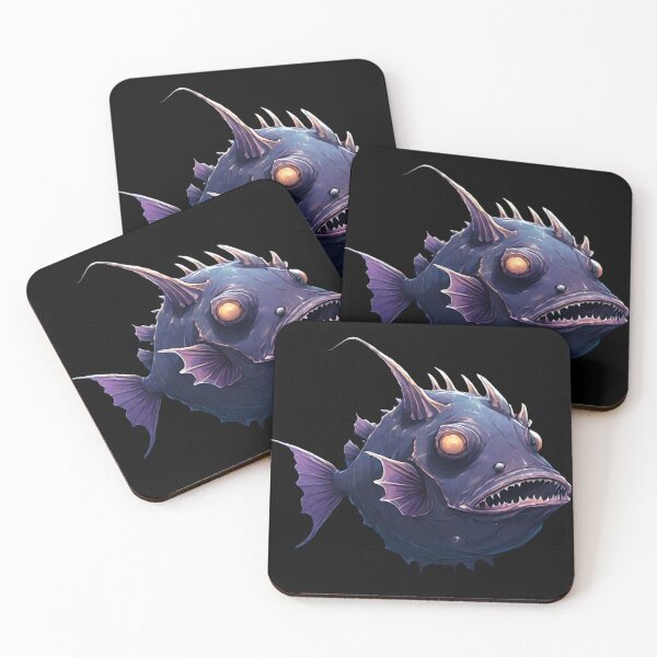 Item preview, Mystical Anglerfish Deep Sea Glow Art designed and sold by ChicTrendz.