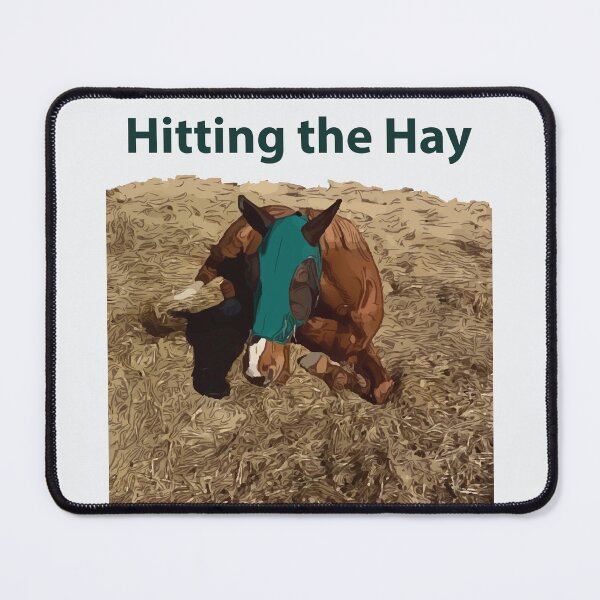 Item preview, Hitting the Hay - Funny Horse designed and sold by Lakeric Cityscapes.