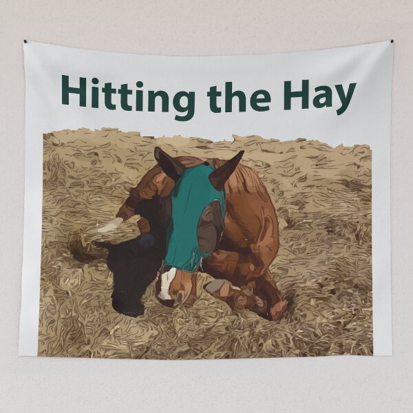 Item preview, Hitting the Hay - Funny Horse designed and sold by Lakeric Cityscapes.