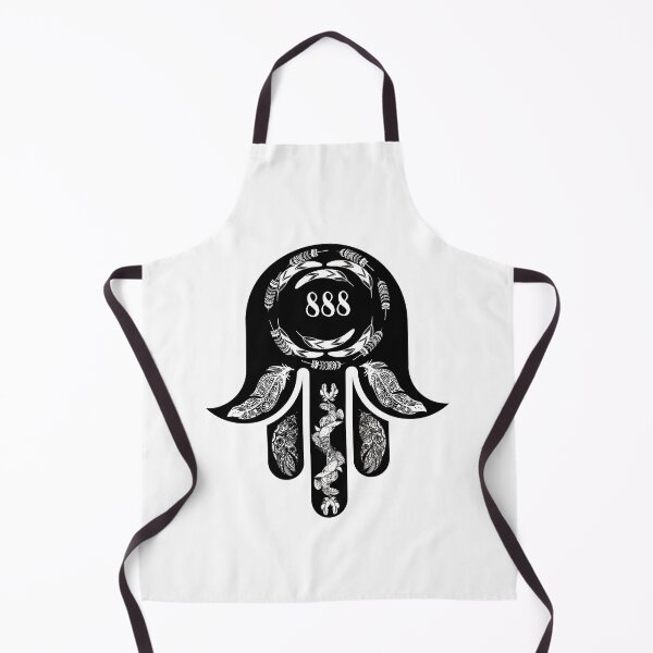 Item preview, 888 Angel Number Feathered Hamsa Hand designed and sold by hamsasoul.