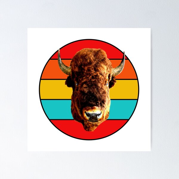 Item preview, Buffalo Bison Head, Buffalo Mount, Wild Buffalo designed and sold by BubbaCommerce.