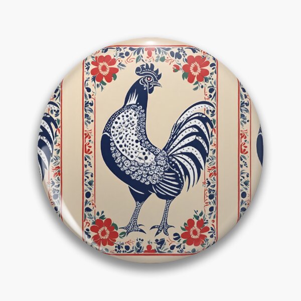 Item preview, Galo de Barcelos Rooster Tea Towel Portugal Design #4 designed and sold by Kayley  |  QuintaDaColherArtes.