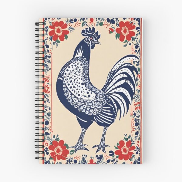 Item preview, Galo de Barcelos Rooster Tea Towel Portugal Design #4 designed and sold by Kayley  |  QuintaDaColherArtes.