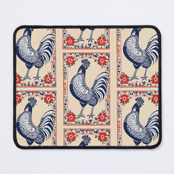 Item preview, Galo de Barcelos Rooster Tea Towel Portugal Design #4 designed and sold by Kayley  |  QuintaDaColherArtes.