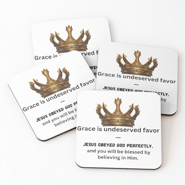 Item preview, Grace: Jesus' Obedience Brings Undeserved Favor and Blessings designed and sold by Evanlio.