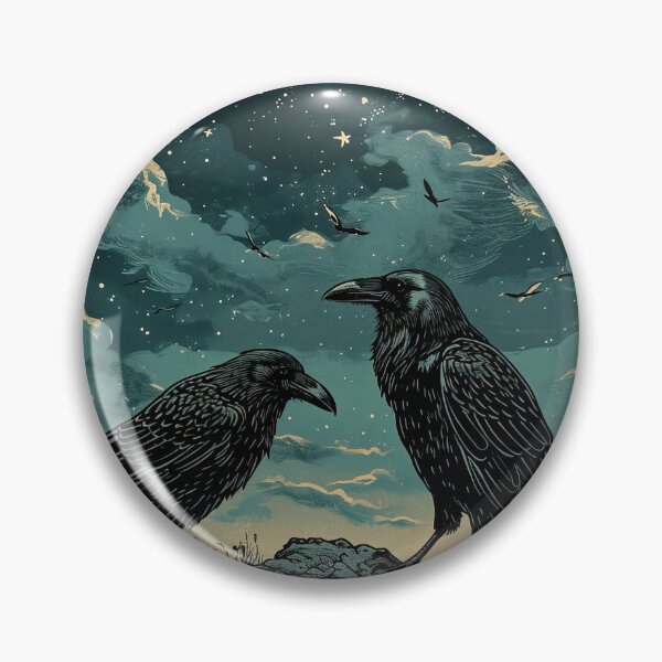 Item preview, Huginn and Muninn (Variation 2) designed and sold by OccultDreams.
