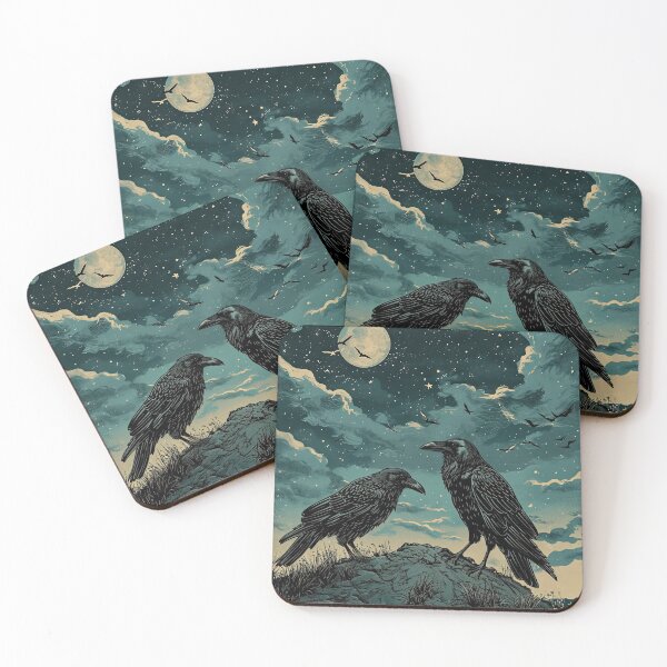Item preview, Huginn and Muninn (Variation 2) designed and sold by OccultDreams.