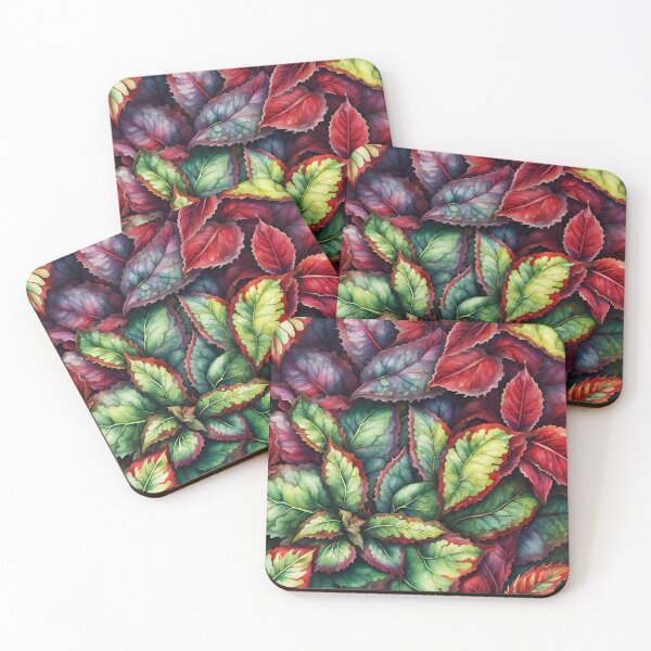 Item preview, Colorful Coleus Leaves designed and sold by ADCImages.
