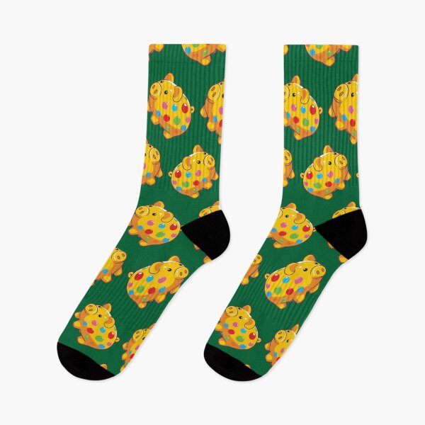 Item preview, Yellow Polka Dot Pig Pattern designed and sold by danchampagne.