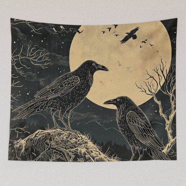 Item preview, Full Moon Ravens designed and sold by OccultDreams.
