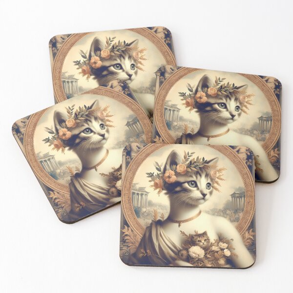 Item preview, Kitten in Olympia designed and sold by ArtWithoutSense.