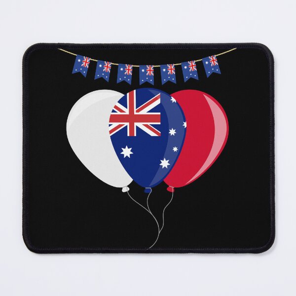 Item preview, Happy Australia Day Celebration With Balloons, Australian Flags, Wall Hangings for Aussies designed and sold by mimiscreativity.