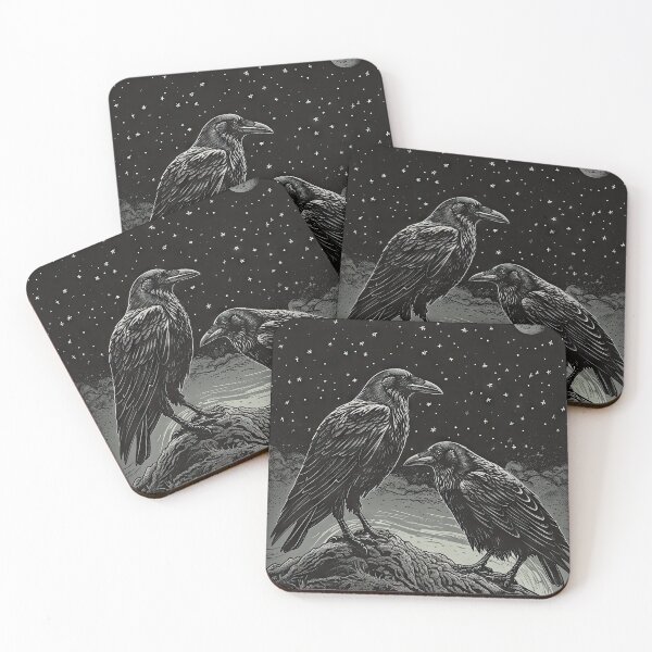 Item preview, Ravens by Moonlight (Variation) designed and sold by OccultDreams.