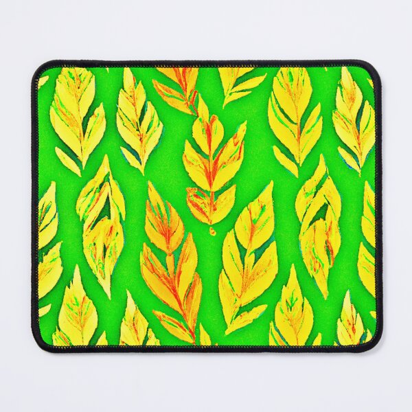 Item preview, Vibrant Neon Design Leaf Elegance designed and sold by Health And Fitness Posts e-Store.