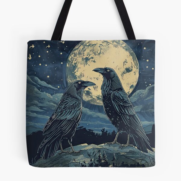 Item preview, Full Moon Ravens (Variation) designed and sold by OccultDreams.