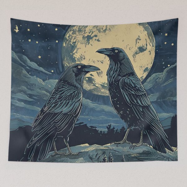 Item preview, Full Moon Ravens (Variation) designed and sold by OccultDreams.