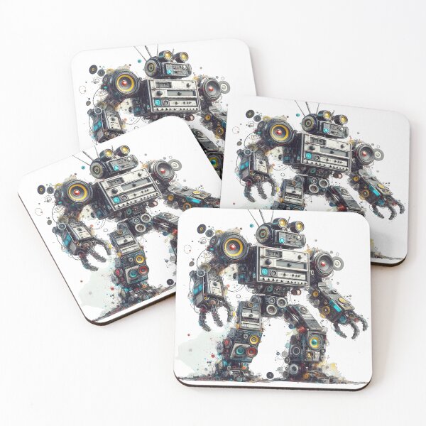 Item preview, Robot Art, Sci fi , Musical Robot, Droid designed and sold by TrueArtVibes.