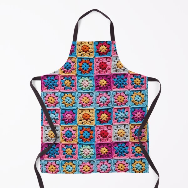 Item preview, Colorful Crochet Granny Square designed and sold by JulieInspired.