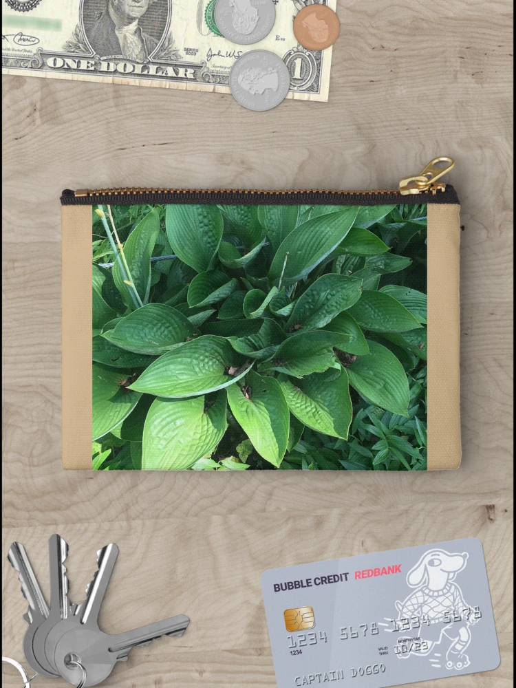 Thumbnail 3 of 4, Zipper Pouch, Hosta designed and sold by Sarah Meytin.