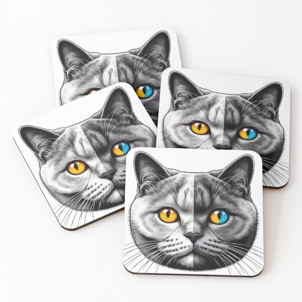Item preview, Feline Opulence: British Shorthair Art Serenade designed and sold by BastKittyStore.