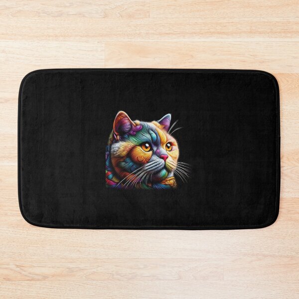 Item preview, Cat's Whimsy Waltz: British Shorthair Art Reverie designed and sold by BastKittyStore.