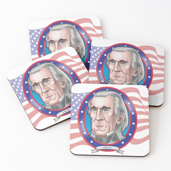 Item preview, James K. Polk Caricature designed and sold by FunFaces.
