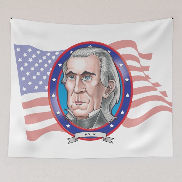 Item preview, James K. Polk Caricature designed and sold by FunFaces.