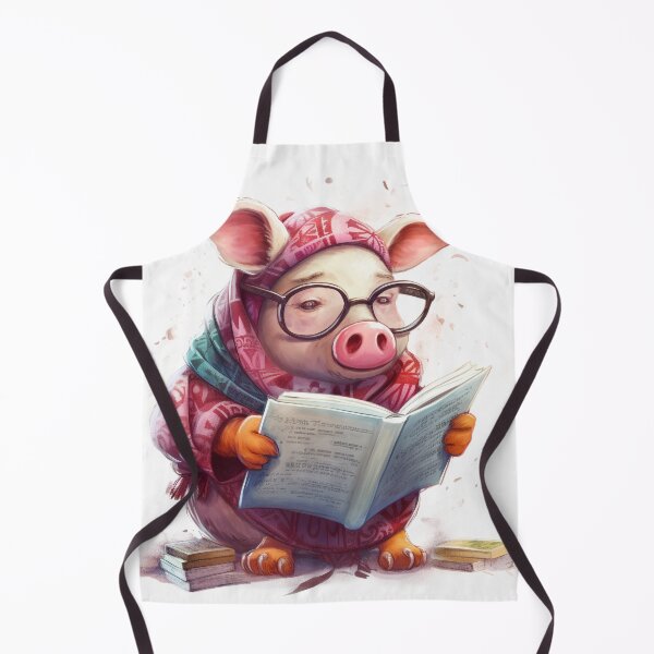 Item preview, The Bookish Bristles: Reading Adventures of a Pig designed and sold by Kathleen M Bush.