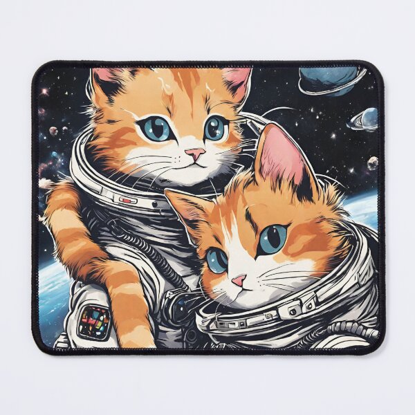 Item preview, CATS IN SPACE ASTRONAUT designed and sold by dvrushka.