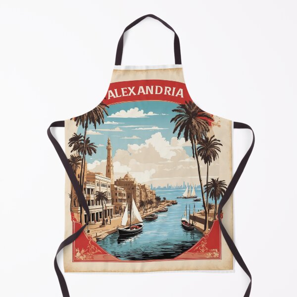Item preview, Alexandria Egypt Vintage Poster Tourism  designed and sold by TravelersGems.