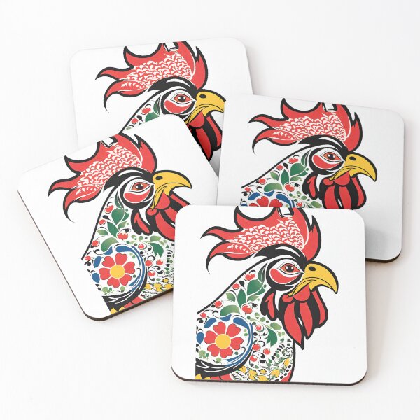 Item preview, Galo de Barcelos Rooster Head Portugal Design #15 designed and sold by Kayley  |  QuintaDaColherArtes.