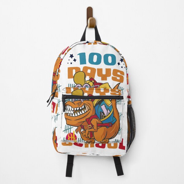 Item preview, 100 Days of school featuring a T-rex dino with bacpack #1 designed and sold by XYDstore.