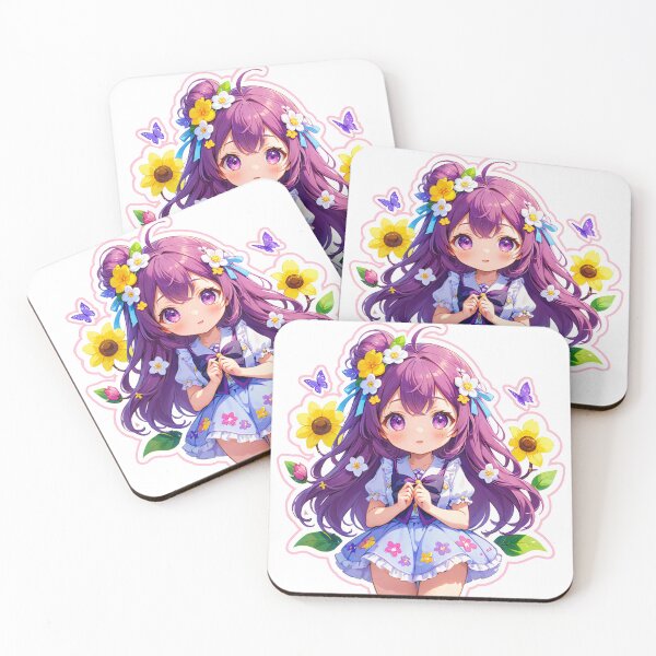 Item preview, Violet Girl Bloom designed and sold by StickerStarSaga.