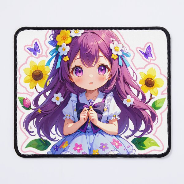 Item preview, Violet Girl Bloom designed and sold by StickerStarSaga.