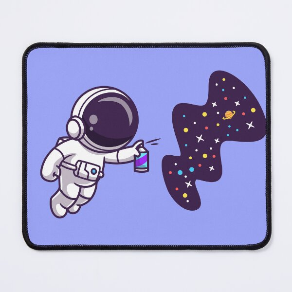 Item preview, Spray Space Play: Cute Astronaut Cartoon Vector Icon designed and sold by hjian8219.