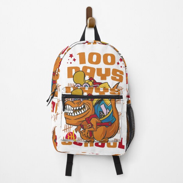 Item preview, 100 Days of school featuring a T-rex dino with bacpack #2 designed and sold by XYDstore.