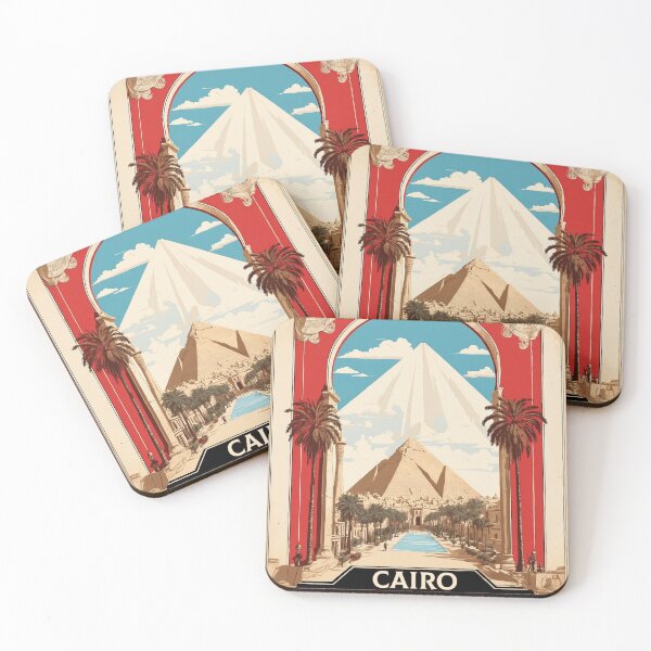 Item preview, Cairo Egypt Vintage Poster Tourism 2 designed and sold by TravelersGems.